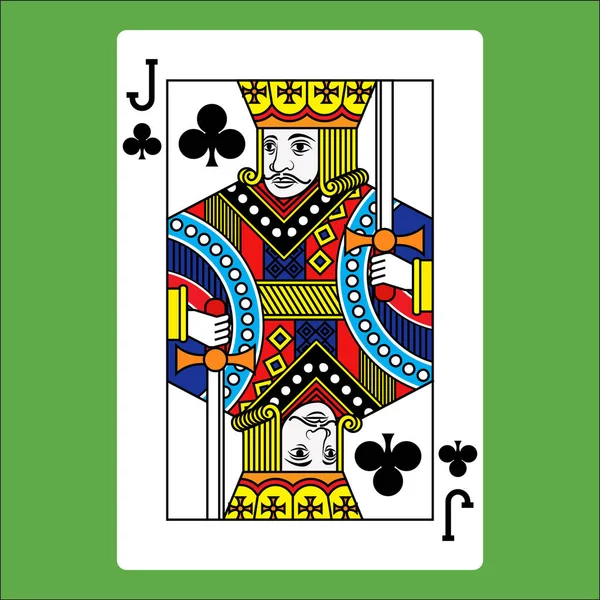 Icône Couleur Plate Pour Carte Poker — Image vectorielle