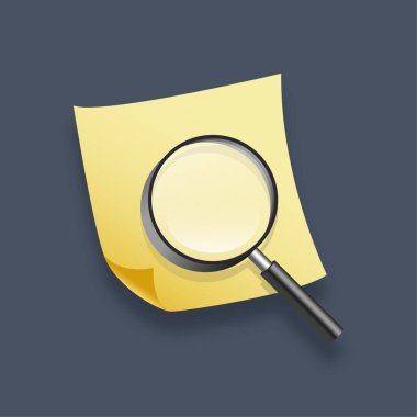 Arama Belgeleri - Isometric 3d illüstrasyon.