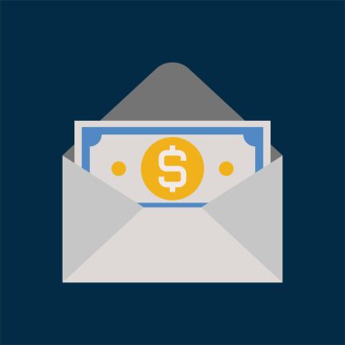 E- posta - Düz renk simgesi.