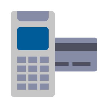 Atm - Düz renk simgesi.