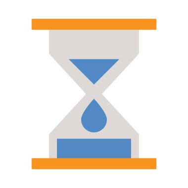 Bekleniyor - Düz renk simgesi.