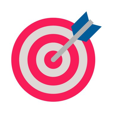 Dartboard - Düz renk simgesi.