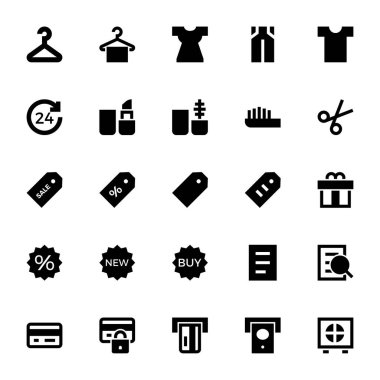 Kullanıcı arayüzü için simge simgeleri.