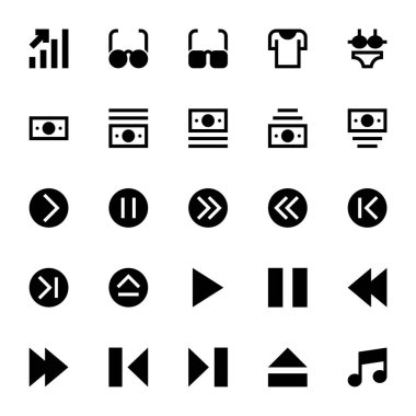 Kullanıcı arayüzü için simge simgeleri.