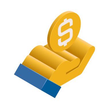 Isometric 3d illüstrasyon.