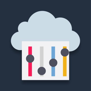 Ayarlama - Düz renk simgesi.