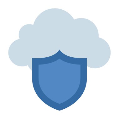 Bulut Koruma - Düz renk simgesi.