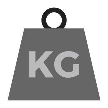 Ağırlık - Düz renk simgesi.