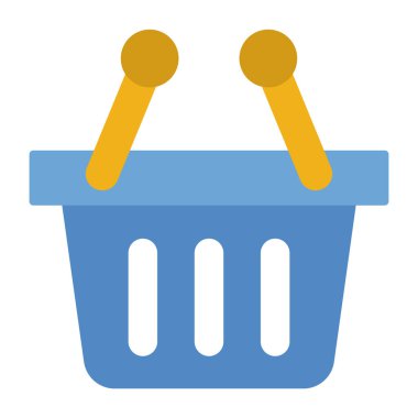 Sepet - Düz renk simgesi.