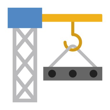 Taşıyıcı - Düz renk simgesi.