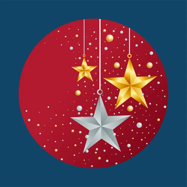 Joyeux Noël Salutation Illustration — Image vectorielle