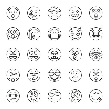 Emojiler için özet simgeleri.