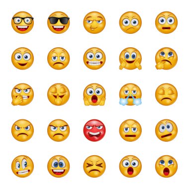 Emojiler için renk simgeleri.