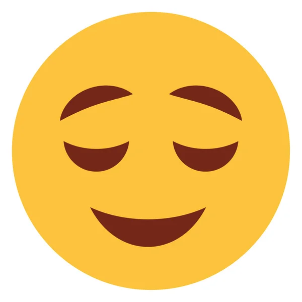Ikon Warna Datar Bagi Wajah Emoji - Stok Vektor