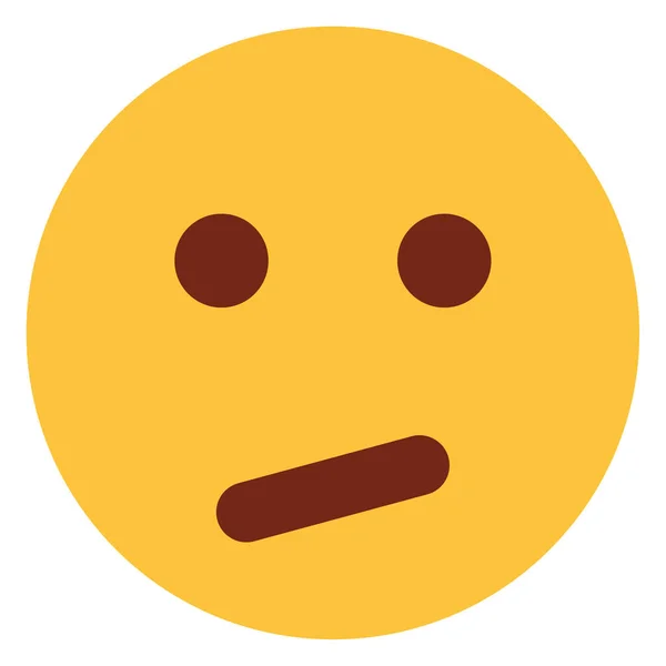 Ikona Ploché Barvy Pro Emoji Face — Stockový vektor