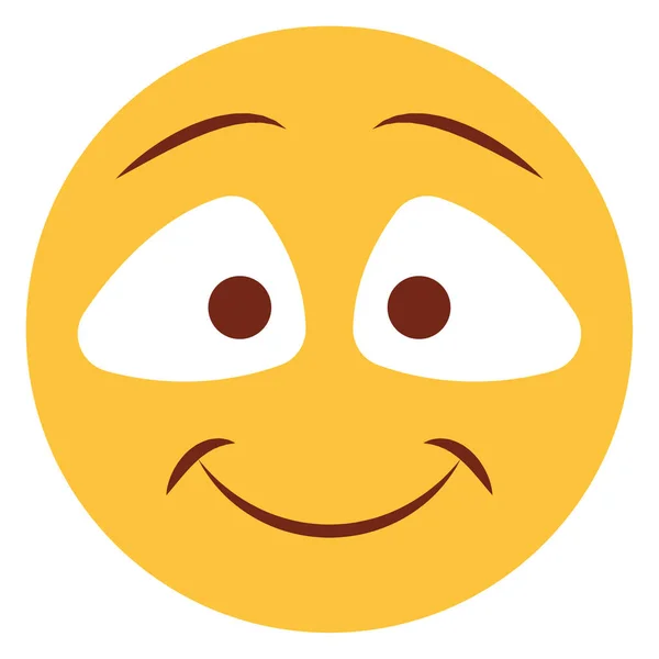 Ikona Ploché Barvy Pro Emoji Face — Stockový vektor