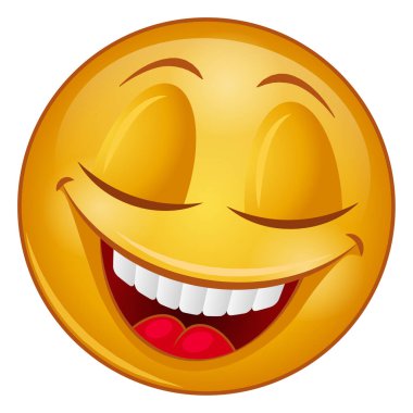 emoji yüzü için gradyan renk simgesi.
