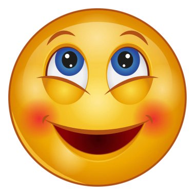 emoji yüzü için gradyan renk simgesi.