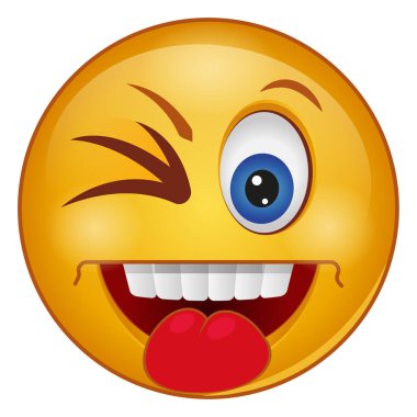 emoji yüzü için gradyan renk simgesi.