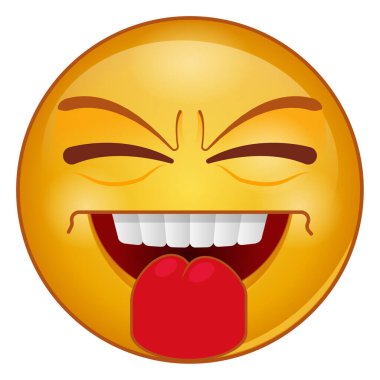 emoji yüzü için gradyan renk simgesi.