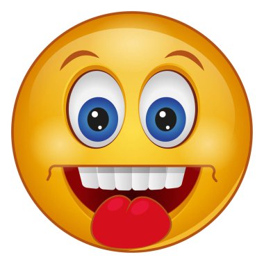 emoji yüzü için gradyan renk simgesi.