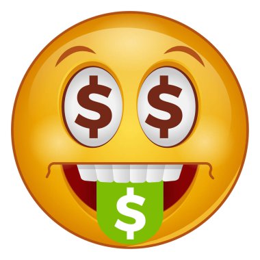 emoji yüzü için gradyan renk simgesi.