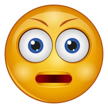 emoji yüzü için gradyan renk simgesi.