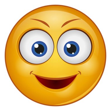 emoji yüzü için gradyan renk simgesi.