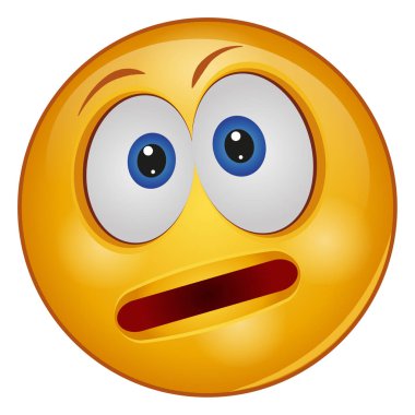 emoji yüzü için gradyan renk simgesi.