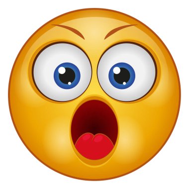emoji yüzü için gradyan renk simgesi.
