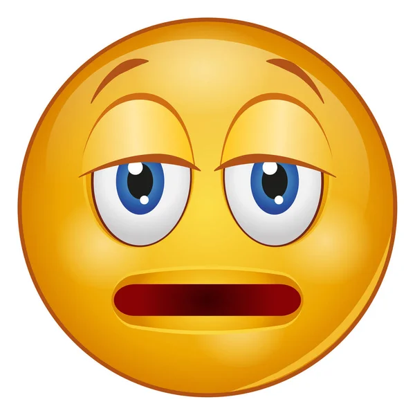 Ícone Cor Gradiente Para Emoji Rosto — Vetor de Stock