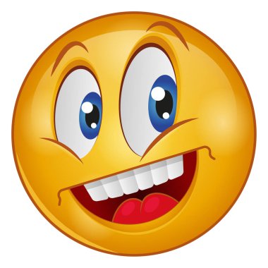 emoji yüzü için gradyan renk simgesi.
