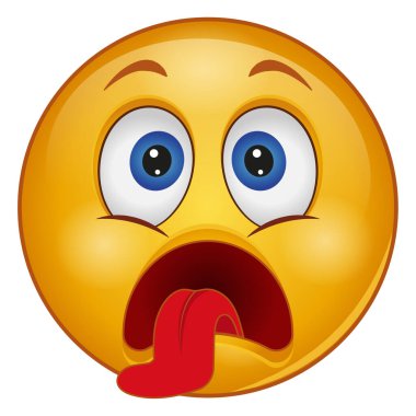 emoji yüzü için gradyan renk simgesi.