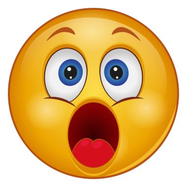 emoji yüzü için gradyan renk simgesi.