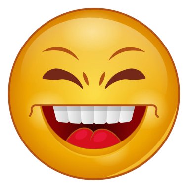 emoji yüzü için gradyan renk simgesi.