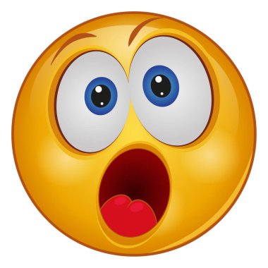 emoji yüzü için gradyan renk simgesi.