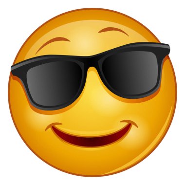 emoji yüzü için gradyan renk simgesi.