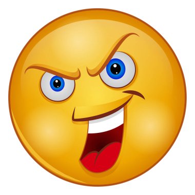 emoji yüzü için gradyan renk simgesi.