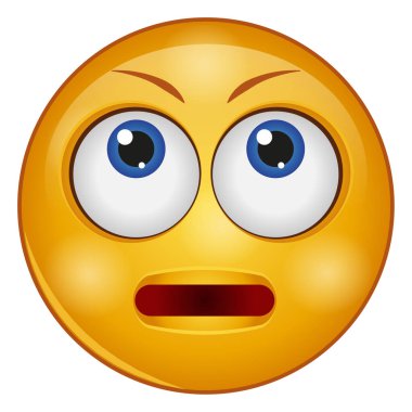 emoji yüzü için gradyan renk simgesi.