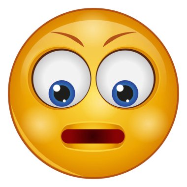 emoji yüzü için gradyan renk simgesi.