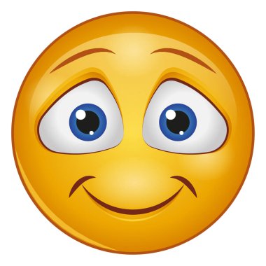 emoji yüzü için gradyan renk simgesi.