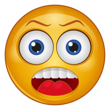 emoji yüzü için gradyan renk simgesi.