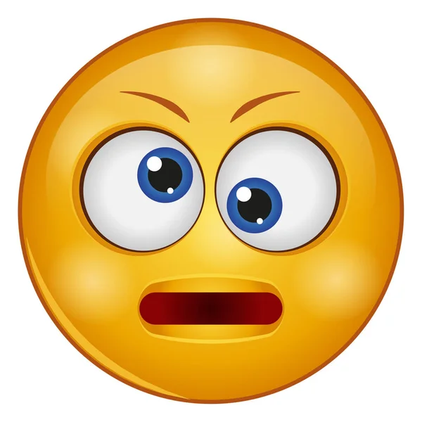 Gradient Color Icon Emoji Face — Stock Vector