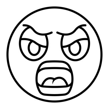 emoji yüzü için özet simgesi.