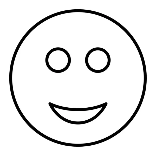 Εικονίδιο Περίγραμμα Για Φατσούλα Emoji — Διανυσματικό Αρχείο