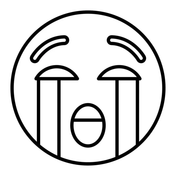 Ikona Osnovy Pro Emoji Face — Stockový vektor