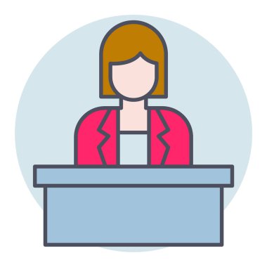 Lider için doldurulmuş renk özeti simgesi.