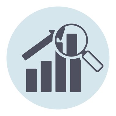 Analiz grafiği için simge.