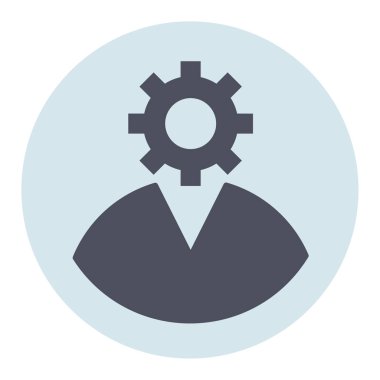 Hesap ayarları için simge simgesi.