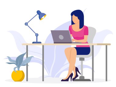 Haber muhabiri makale üzerinde çalışıyor